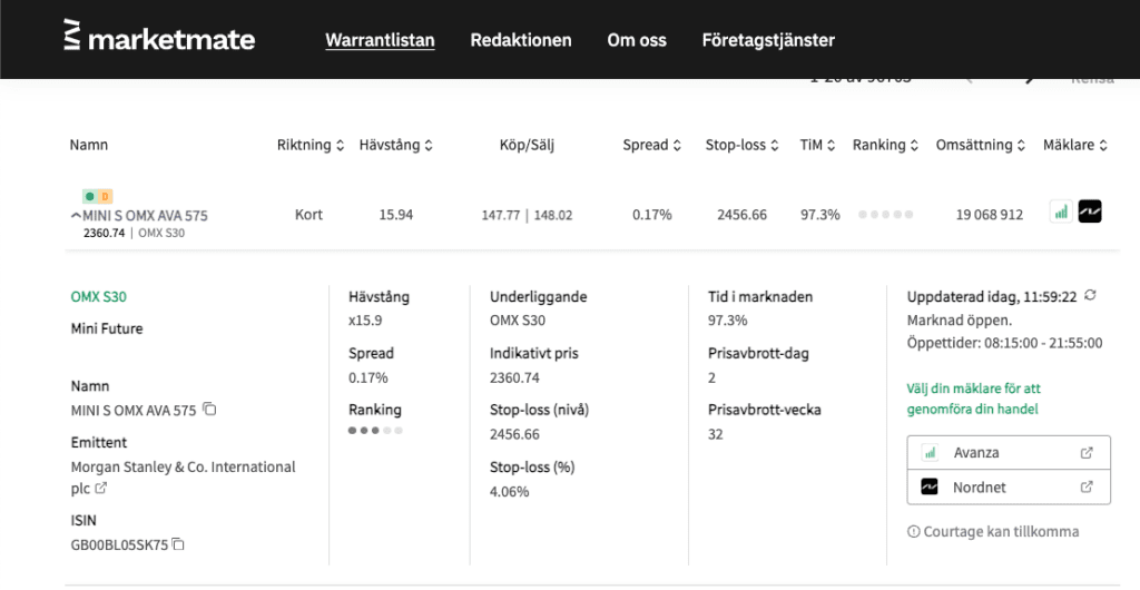 warrentlist - Marketmate